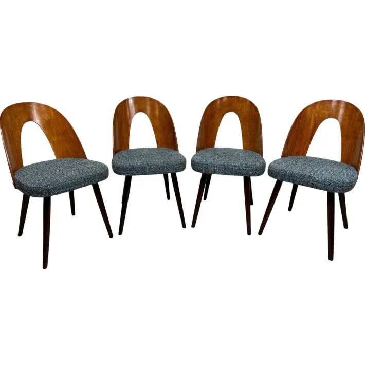Pamono Mid-Century Modern Dining Chairs by Antonín Šuman for Tatra Furniture Pravenec, 1960s, Set of 4 Best