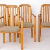 Pamono Mid-Century Modern Dining Armchairs in Oak from Dyrlund, Denmark, 1970s, Set of 4 Outlet