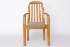 Pamono Mid-Century Modern Dining Armchairs in Oak from Dyrlund, Denmark, 1970s, Set of 4 Outlet