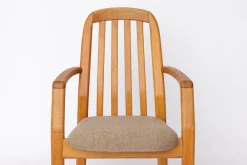 Pamono Mid-Century Modern Dining Armchairs in Oak from Dyrlund, Denmark, 1970s, Set of 4 Outlet