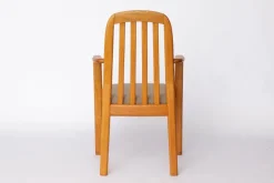 Pamono Mid-Century Modern Dining Armchairs in Oak from Dyrlund, Denmark, 1970s, Set of 4 Outlet