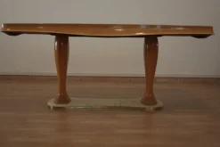 Pamono Mid-Century Modern Dining Room Set by Vittorio Dassi, 1950s, Set of 9 Clearance