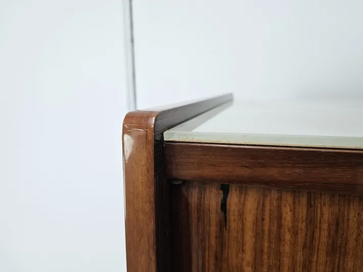 Pamono Mid-Century Modern Display Cabinet in Mahogany with Glass Top, 1960 Sale