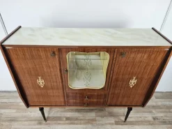 Pamono Mid-Century Modern Display Cabinet in Mahogany with Glass Top, 1960 Sale