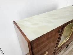 Pamono Mid-Century Modern Display Cabinet in Mahogany with Glass Top, 1960 Sale