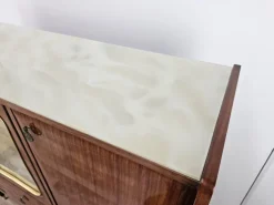 Pamono Mid-Century Modern Display Cabinet in Mahogany with Glass Top, 1960 Sale