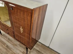 Pamono Mid-Century Modern Display Cabinet in Mahogany with Glass Top, 1960 Sale