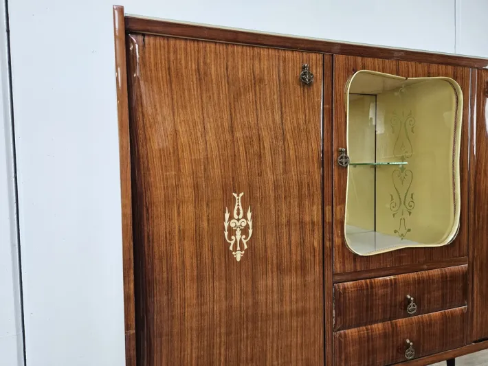 Pamono Mid-Century Modern Display Cabinet in Mahogany with Glass Top, 1960 Sale