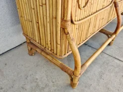 Pamono Mid-Century Modern Dry Bar in Bamboo by Tito Agnoli, 1950s Sale