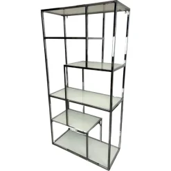 Pamono Mid-Century Modern Etagere in Chrome by Milo Baughman, 1960s Clearance