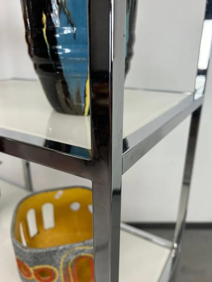 Pamono Mid-Century Modern Etagere in Chrome by Milo Baughman, 1960s Clearance