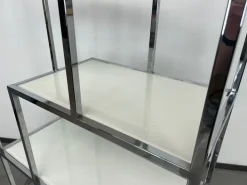 Pamono Mid-Century Modern Etagere in Chrome by Milo Baughman, 1960s Clearance