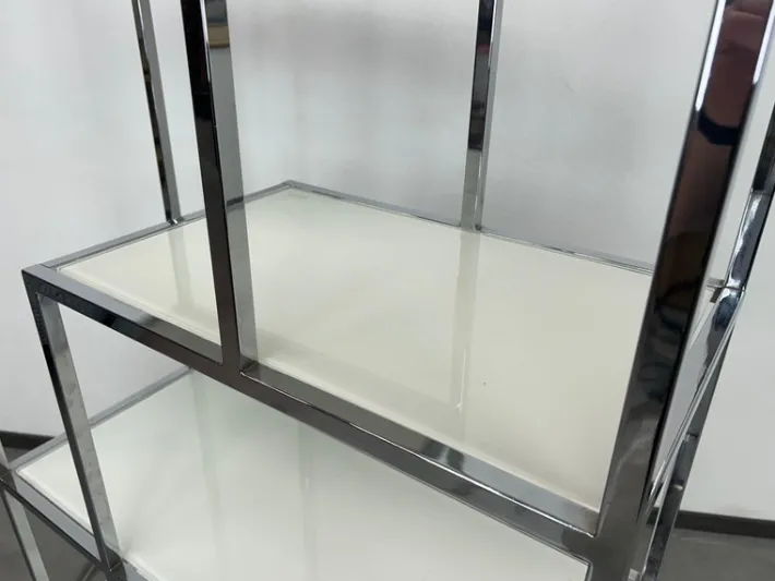 Pamono Mid-Century Modern Etagere in Chrome by Milo Baughman, 1960s Clearance