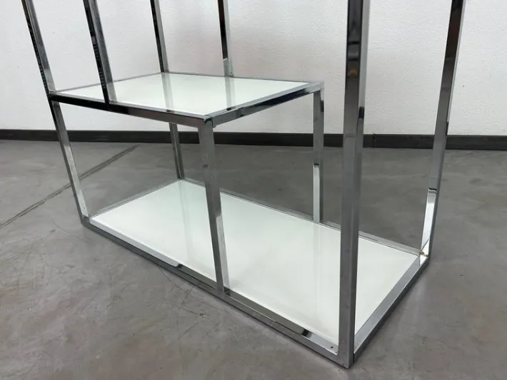 Pamono Mid-Century Modern Etagere in Chrome by Milo Baughman, 1960s Clearance
