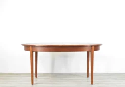Pamono Mid-Century Modern Extendable Oblong Dining Table in Teak, 1960s Best