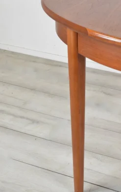 Pamono Mid-Century Modern Extendable Oblong Dining Table in Teak, 1960s Best