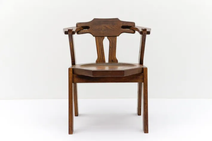 Pamono Mid-Century Modern French Provincial Oak Chair, 1960s New