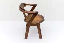 Pamono Mid-Century Modern French Provincial Oak Chair, 1960s New