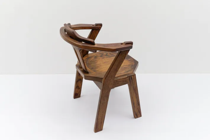 Pamono Mid-Century Modern French Provincial Oak Chair, 1960s New