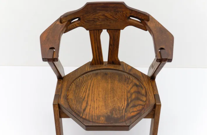 Pamono Mid-Century Modern French Provincial Oak Chair, 1960s New