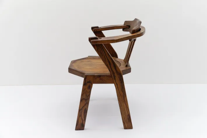 Pamono Mid-Century Modern French Provincial Oak Chair, 1960s Hot