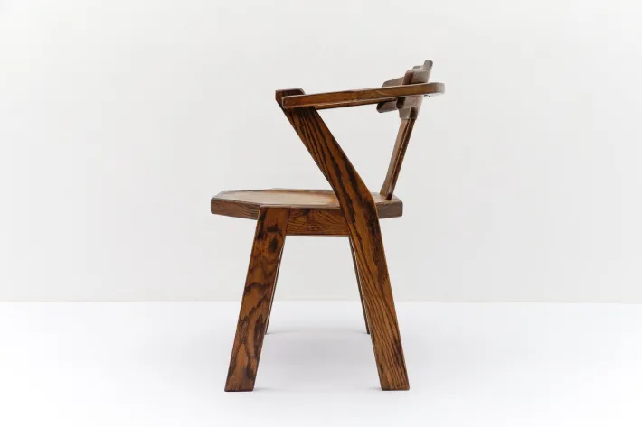 Pamono Mid-Century Modern French Provincial Oak Chair, 1960s Hot