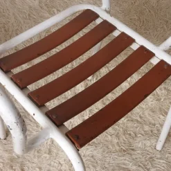 Pamono Mid-Century Modern French Stackable Garden Chairs, 1950s, Set of 4 Outlet