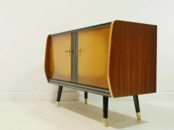 Pamono Mid-Century Modern German Sideboard in Walnut and Birch Veneer, 1960s