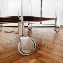 Pamono Mid-Century Modern German Bar Cart or Trolley, 1970s New