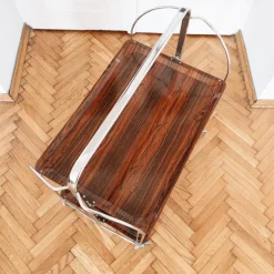 Pamono Mid-Century Modern German Bar Cart or Trolley, 1970s New