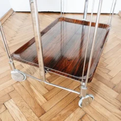 Pamono Mid-Century Modern German Bar Cart or Trolley, 1970s New