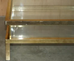 Pamono Mid-Century Modern Glass Coffee Table from Maison Jansen, 1960s Online