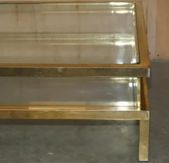 Pamono Mid-Century Modern Glass Coffee Table from Maison Jansen, 1960s Online