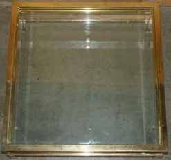 Pamono Mid-Century Modern Glass Coffee Table from Maison Jansen, 1960s Online