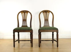 Pamono Mid-Century Modern Gustavian Dining Table and Chairs, 1960s, Set of 9 Best