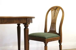 Pamono Mid-Century Modern Gustavian Dining Table and Chairs, 1960s, Set of 9 Best