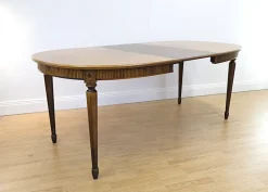 Pamono Mid-Century Modern Gustavian Dining Table and Chairs, 1960s, Set of 9 Best