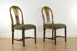 Pamono Mid-Century Modern Gustavian Dining Table and Chairs, 1960s, Set of 9 Best