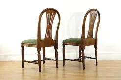 Pamono Mid-Century Modern Gustavian Dining Table and Chairs, 1960s, Set of 9 Best