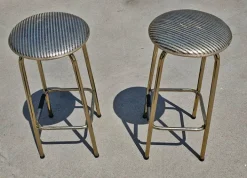 Pamono Mid-Century Modern Home Cocktail Bar with Bar Stools and Mirror, England, 1960s, Set of 4 Sale