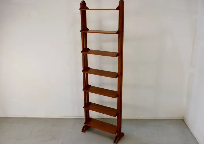 Pamono Mid-Century Modern Italian Freestanding Teak Modular Bookshelf, 1960s