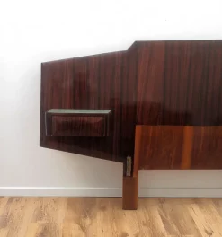 Pamono Mid-Century Modern Italian Bed Frame with Floating Nightstands, 1950s Online