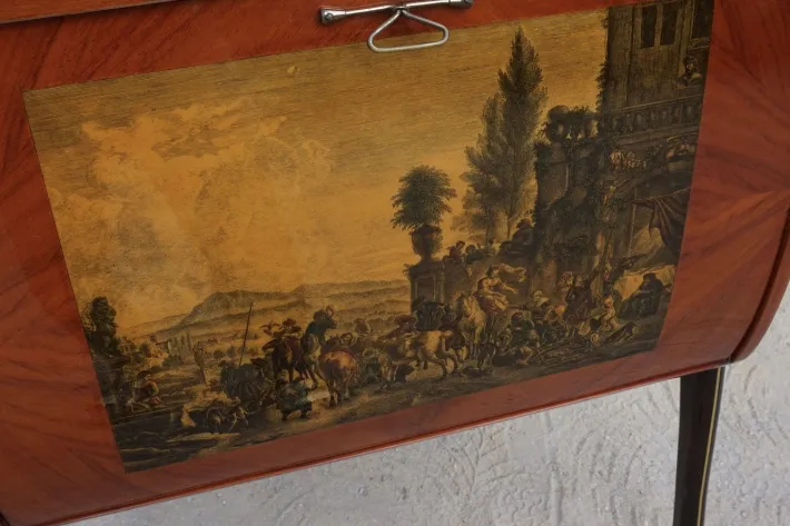 Pamono Mid-Century Modern Italian Cocktail Bar Cart Cabinet attributed to Cesare Lacca, 1960s Online