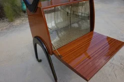 Pamono Mid-Century Modern Italian Cocktail Bar Cart Cabinet attributed to Cesare Lacca, 1960s Online