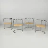 Pamono Mid-Century Modern Italian P4 Catilina Chairs by Luigi Caccia Dominioni for Azucena, 1958, Set of 4 New