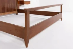 Pamono Mid-Century Modern Italian Double Bed Frame from Gio Ponti, 1950s Hot