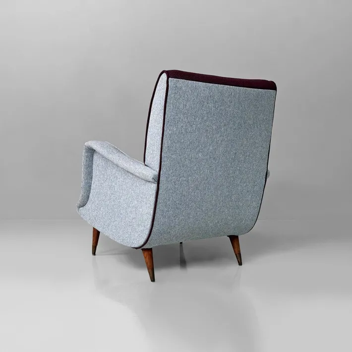 Pamono Mid-Century Modern Italian Mod. 802 Lounge Chairs by Carlo De Carli for Cassina, 1950s, Set of 2 Hot