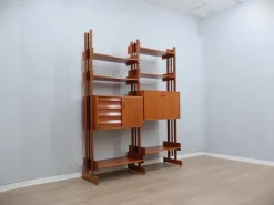 Pamono Mid-Century Modern Italian Teak Bookcase, 1960s Online