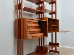 Pamono Mid-Century Modern Italian Teak Bookcase, 1960s Online