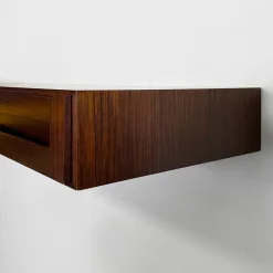 Pamono Mid-Century Modern Italian Wood Wall Console attributed to Vittorio Introini, 1960s Discount